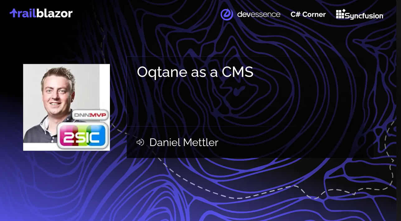 Oqtane as a Blazor CMS (Video from Trailblazor Conference)