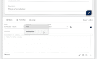 This should bring up the formulas editor. Select the attribute from the dropdown, on which the formula should be set.